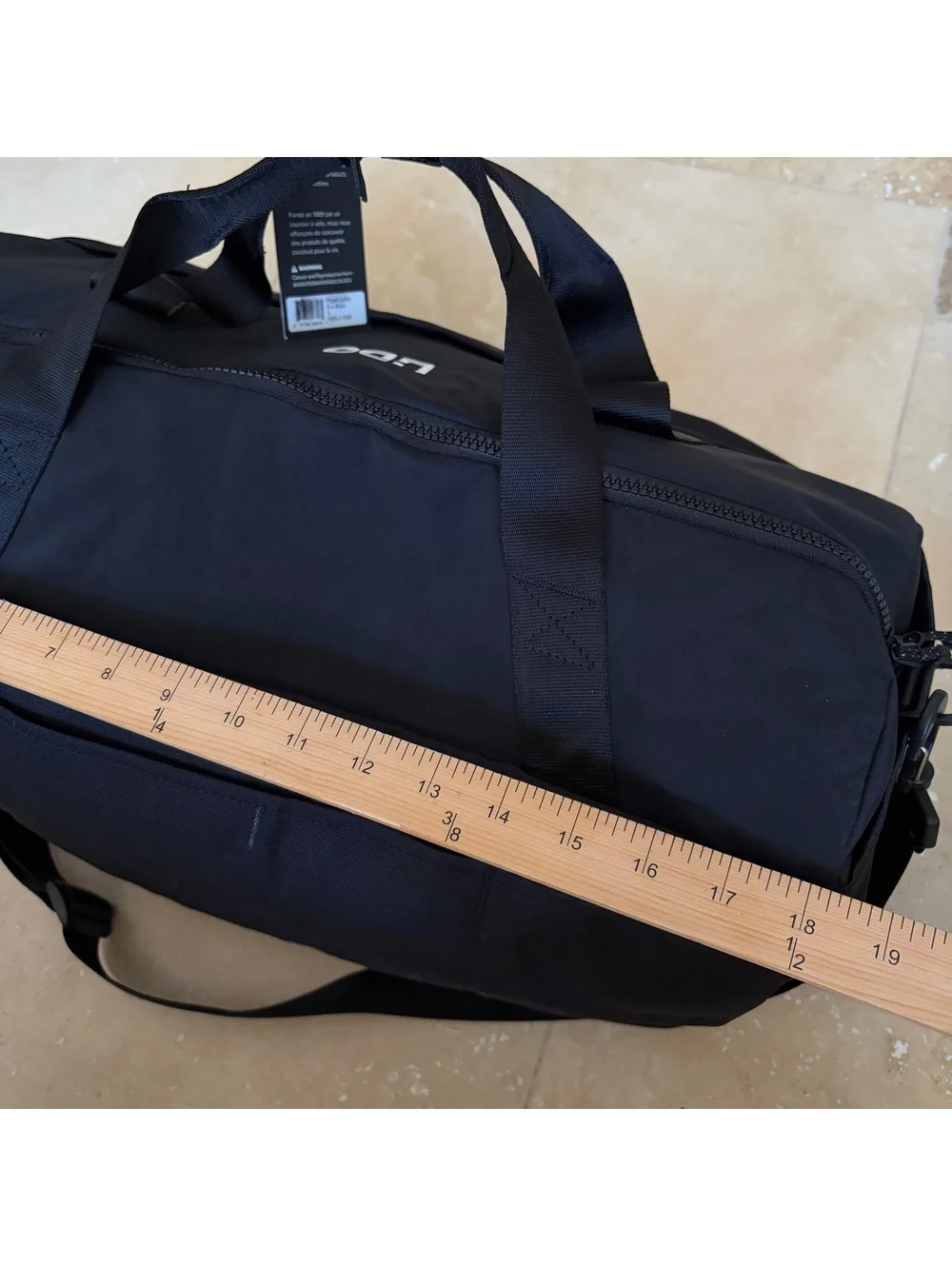 Timbuk2 Player Duffel Eco Black Travel Bag Gym **Logo** NWT